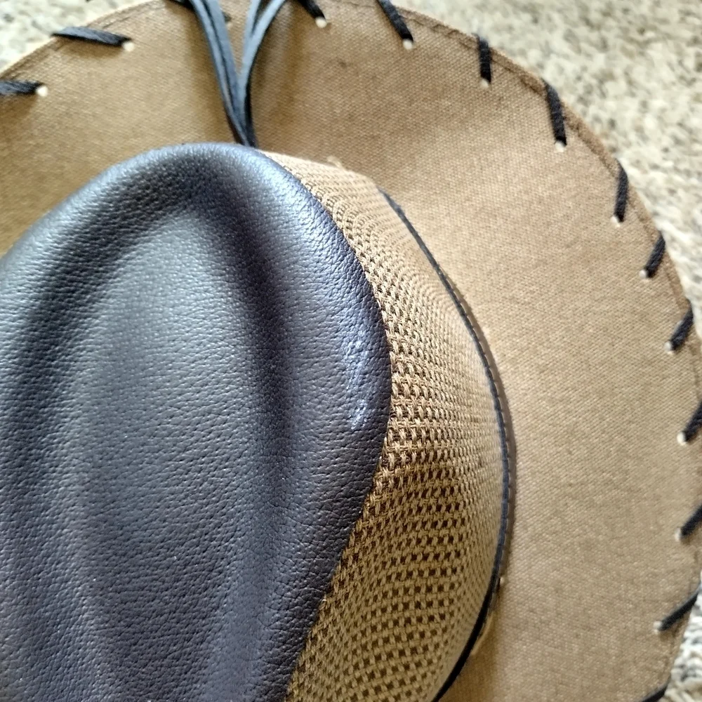 NWT Nicol Hats Mexico Theme Straw International Cowboy Western Hat sz M